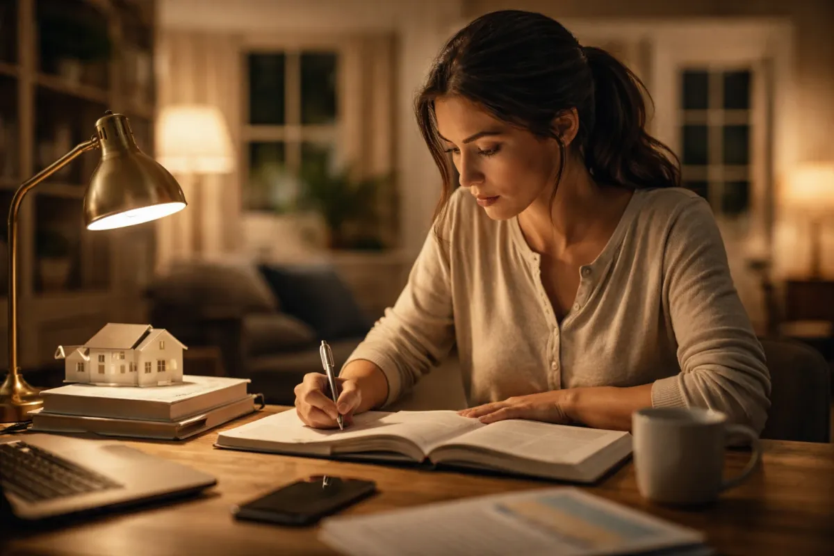 Blog cover image for Offline Real Estate Exam Prep How to Keep Studying During a Busy Week showing a realistic real estate exam prep study scene.