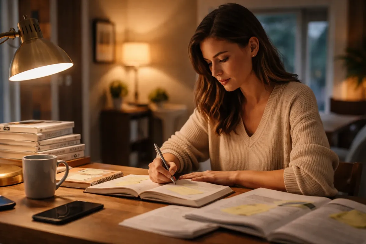 Blog cover image for How Long Should a Real Estate Exam Prep Plan Be for Beginners showing a realistic real estate exam prep study scene.