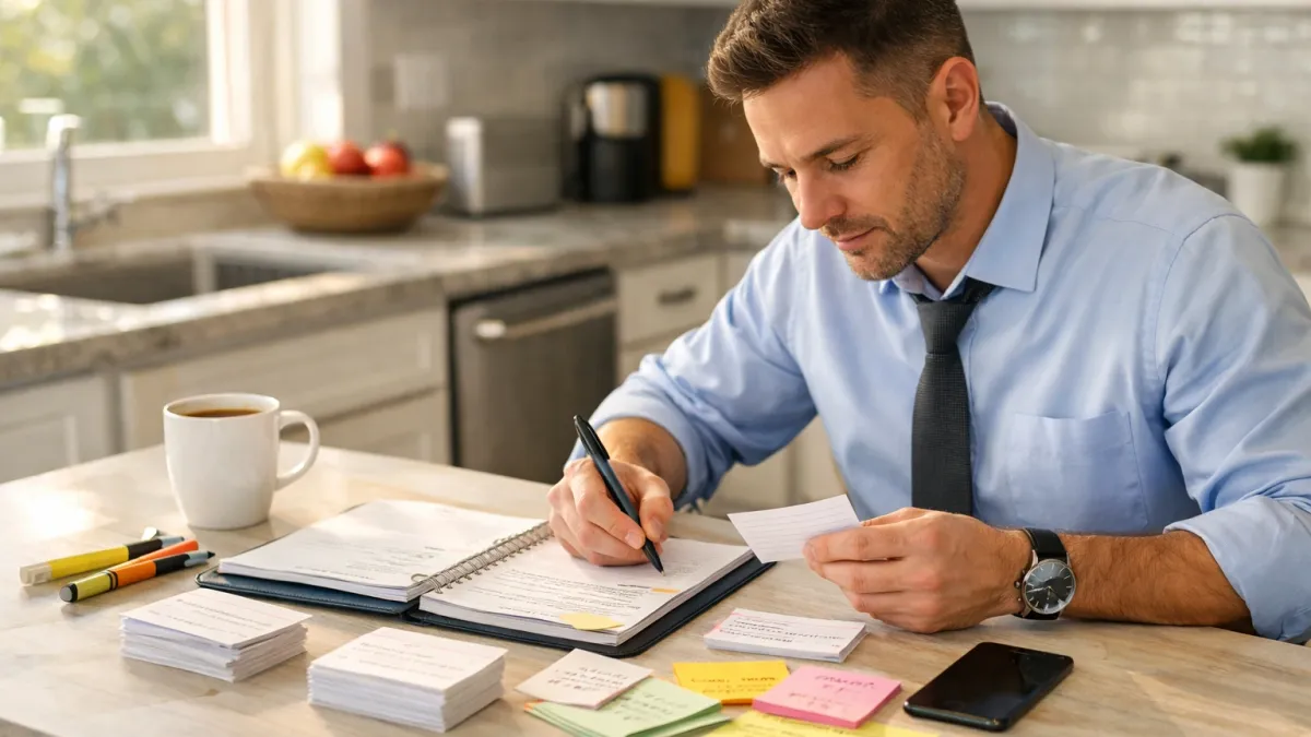 Blog cover image for The Most Overlooked State-Specific Topics in Real Estate Exam Prep showing a realistic real estate exam prep study scene.