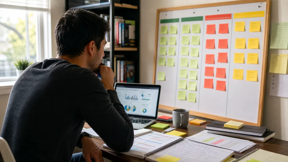 Blog cover image for What Exam Readiness Looks Like When Your Strong Topics No Longer Hide Your Weakest Category showing a realistic real estate exam prep.