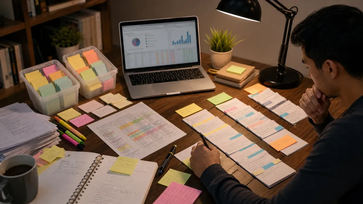 Blog cover image for Why Real Estate Practice Plateaus Often Mean Your Error Labels Are Too Broad to Fix Anything showing a realistic real estate exam prep.