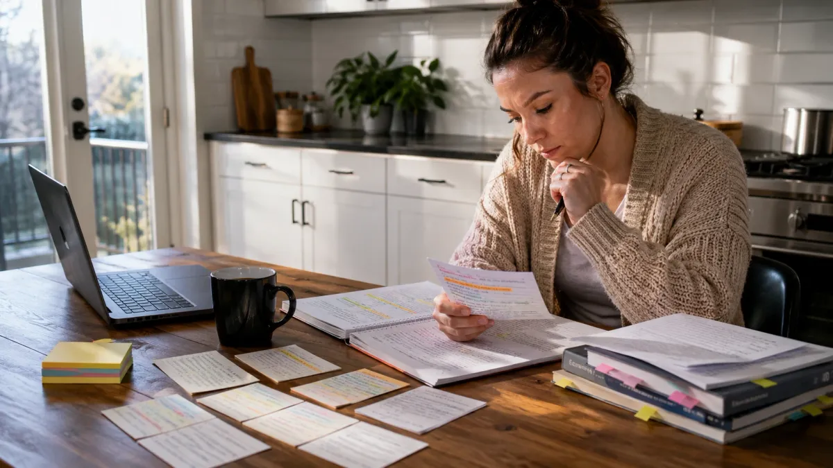 Blog cover image for What Exam Readiness Looks Like When Your Practice Scores Improve but Your Error Pattern Stays the Same showing a realistic real estate.