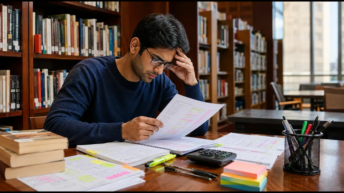 Blog cover image for What to Do When Real Estate Review Notes Feel Organized but Your Next Practice Set Still Breaks in the Same Place showing a realistic.