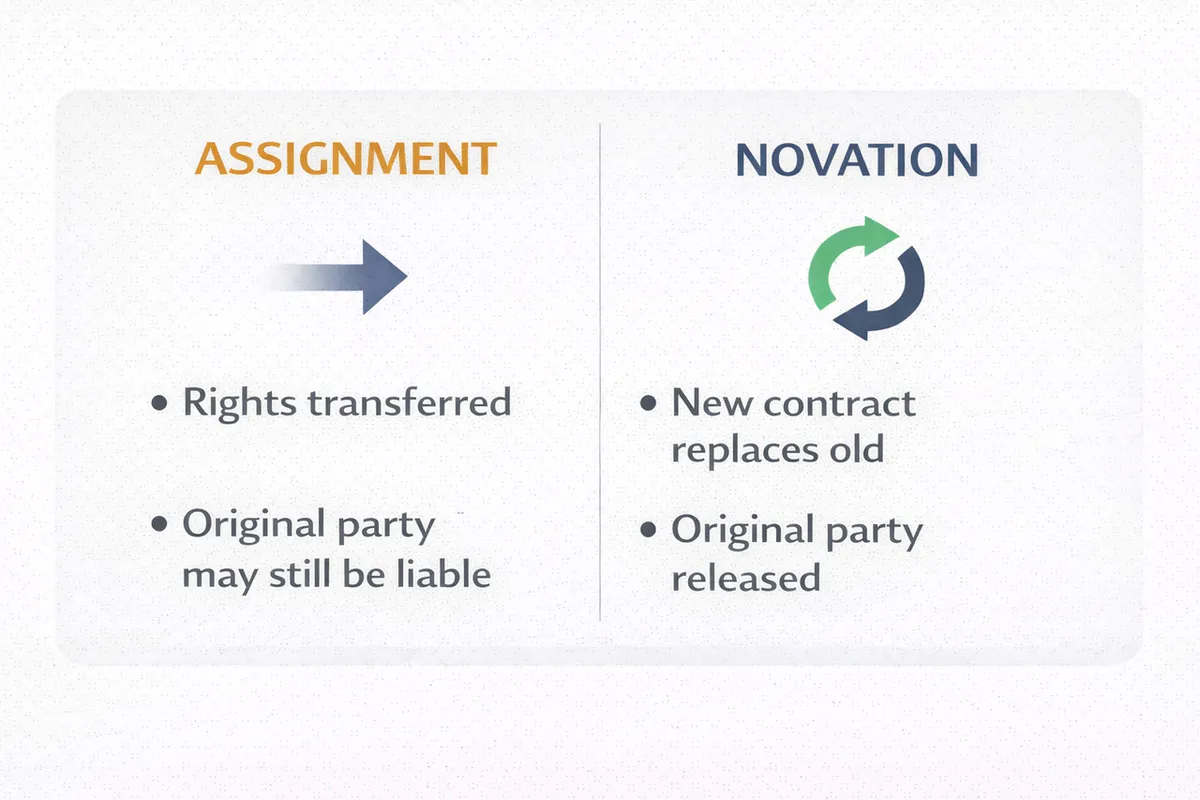 Assignment vs Novation comparison